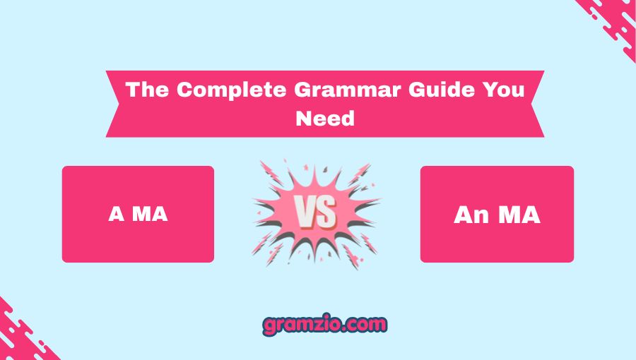 A MA or An MA