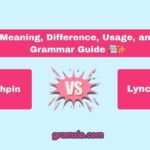 Linchpin vs Lynchpin