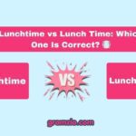 Lunchtime vs Lunch Time