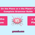 On the Plane or n the Plane