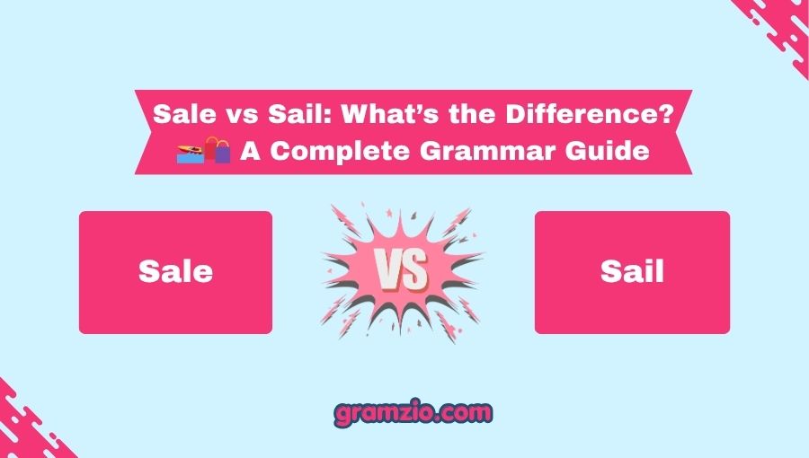 Sale vs Sail