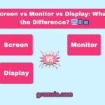 Screen vs Monitor vs Display