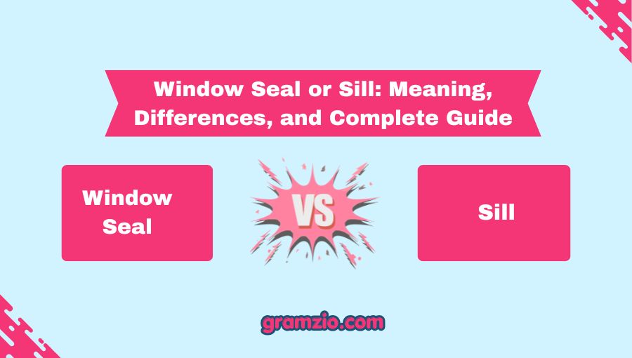 Window Seal or Sill