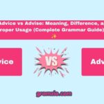 Advice vs Advise