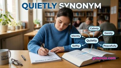Quietly Synonym
