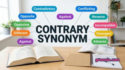 Contrary Synonym