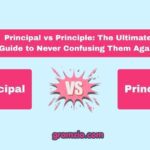 Principal vs Principle