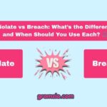 Violate vs Breach