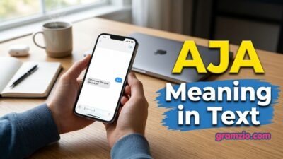 AJA Meaning in Text