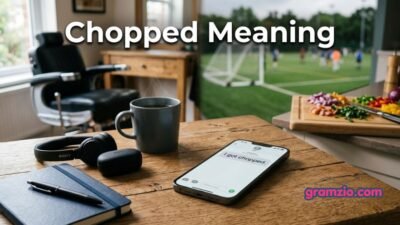 Chopped Meaning