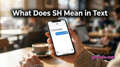 What Does SH Mean in Text